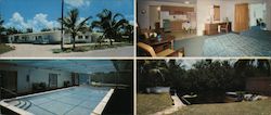 Blue Heron Motel Apartments, Sanibel Island, Florida Large Format Postcard