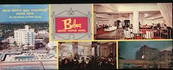 Belmar Resort Motel Hotel Large Format Postcard