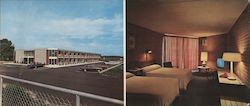 State Line Motel Large Format Postcard