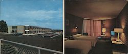 State Line Motel Large Format Postcard