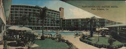 Fontainebleau Motor Hotel, New Orleans, LA Large Format Postcard