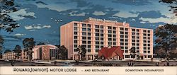 Howard Johnson's Motor Lodge and Restaurant Large Format Postcard