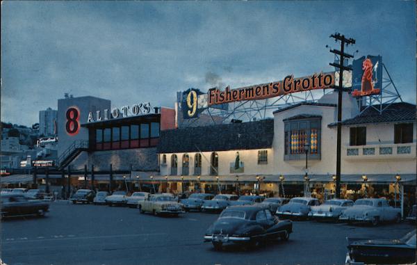 Fisherman's Wharf, Alloto's, Fishermen's Grotto San Francisco California
