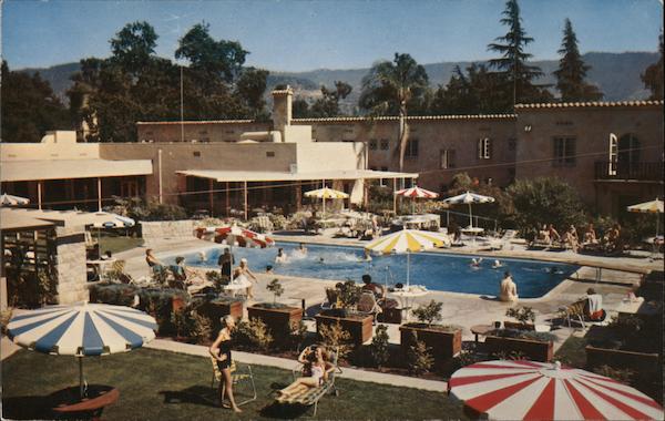 The Oaks Hotel and Bungalows, pool Ojai California