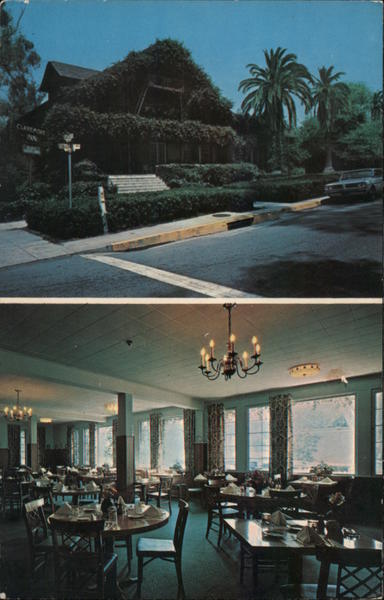 Claremont Inn and dining room California R.M. Von Kensel
