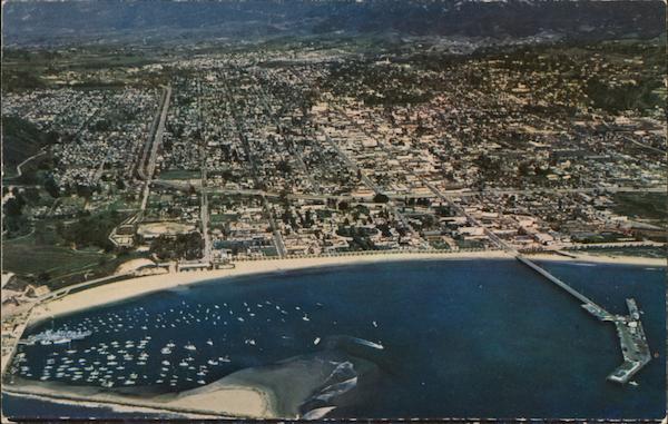 Aerial View of Santa Barbara, Calif. California
