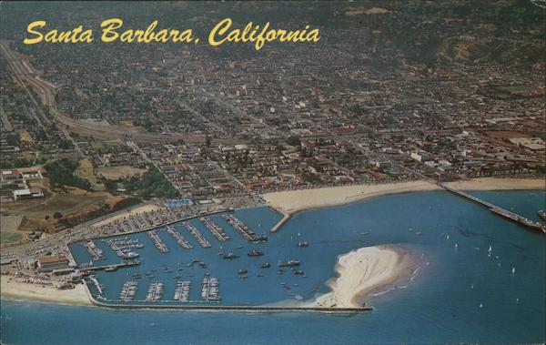 Aerial view Santa Barbara California Aero Photographers