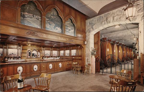 Interior View of The Christian Brothers Wine and Champagne Cellar Saint Helena California