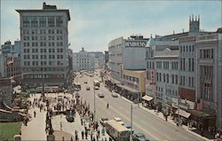 Main Street, Worcester, Mass., "The Heart of the Commonwealth" Postcard
