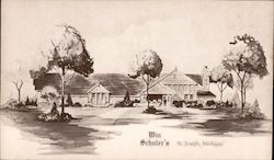 Win Schuler's Restaurant Postcard