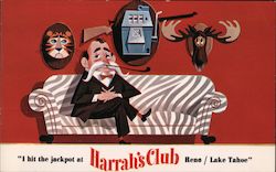 Harrah's Club Reno, NV Postcard Postcard Postcard