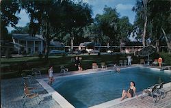 Mount Vernon Motel, pool Postcard