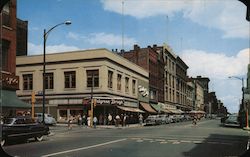 High Street looking north Holyoke, MA Postcard Postcard Postcard