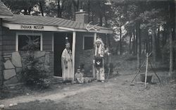 Scene at Museum and Home of Chief Little Eagle and Family Wisconsin Dells, WI Postcard Postcard Postcard