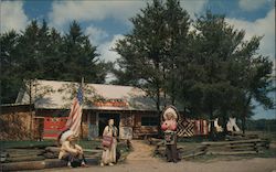 Pipe Dyer's Trading Post, Winnebago Indian Village Wisconsin Dells, WI Postcard Postcard Postcard