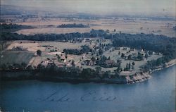 Air View, Dunkirk Conference Grounds Postcard