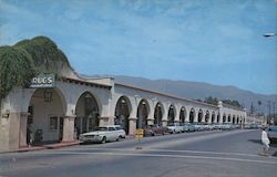 Arcade Arches on Main Street Ojai, CA Walter S. Hubbard Postcard Postcard Postcard