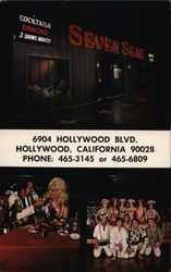 Seven Seas Hollywood, CA Postcard Postcard Postcard