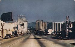 Sunset and Vine Street, N.B.C. Building Hollywood, CA Postcard Postcard Postcard