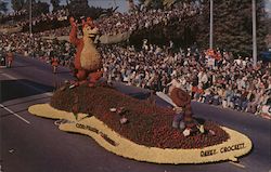 Davy Crocket Float, Tournament of Roses Parade Postcard