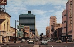 Miracle Mile, Wilshire Boulevard, Los Angeles California Postcard Postcard Postcard