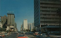 Los Angeles, California Wilshire Blvd. Postcard