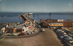 Fisherman's Wharf Santa Cruz, CA Vester Dick Postcard Postcard Postcard