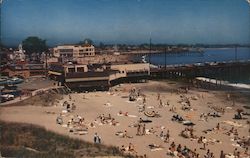 Cowell Beach Santa Cruz, CA Hilt Hansen Postcard Postcard Postcard