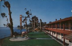 Sea and Sand Motel Postcard