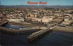 Pleasure Pier Redondo Beach, CA Joseph Jasgur Postcard Postcard Postcard