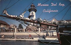 Fisherman's Village, Marina Del Rey Postcard