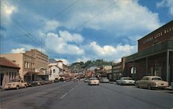 Street scene Sonora, CA Postcard Postcard Postcard