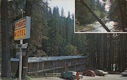 Kyburz Resort Motel Postcard