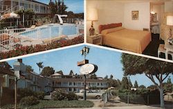 Petit Chateau Inn at Santa Barbara California Postcard Postcard Postcard