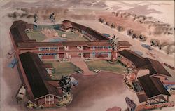 Town and Country Motel Postcard