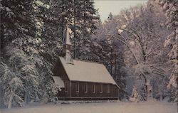 The Yosemite Chapel Yosemite National Park, CA Willard Melton Postcard Postcard Postcard