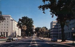 Capitol Building as viewed looking east on W. Capitol Avenue Postcard