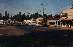 Main Street, Paradise California Postcard Postcard Postcard