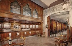 Interior View of The Christian Brothers Wine and Champagne Cellar Postcard
