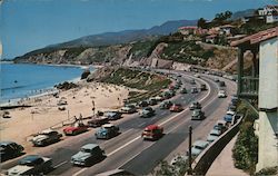 Looking north on U.S. Highway 101 Postcard