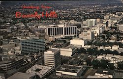 Aerial View Beverly Hills, CA Tom Carroll Postcard Postcard Postcard