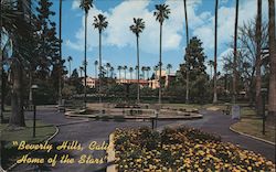 Beverly Hills, California Home of the Stars Postcard