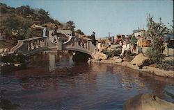 Scenic Lagoon at Universal Studios' Prop Plaza Postcard