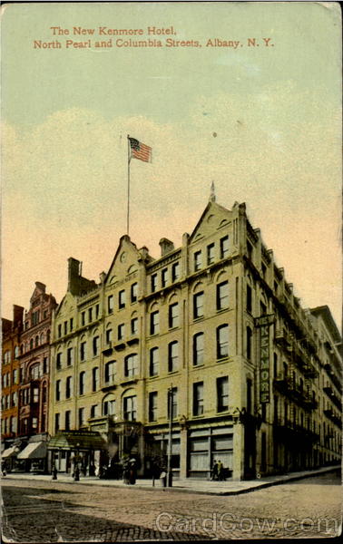The New Kenmore Hotel, North Pearl And Columbia Streets Albany New York