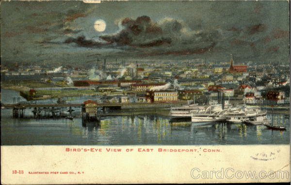Bird's Eye View Of East Bridgeport Connecticut