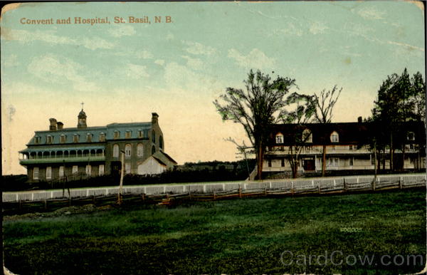 Convent And Hospital St. Basil NB Canada New Brunswick