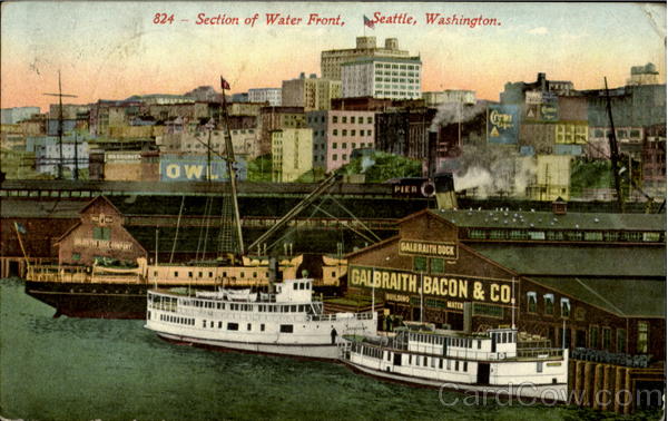 Section Of Water Front Seattle Washington