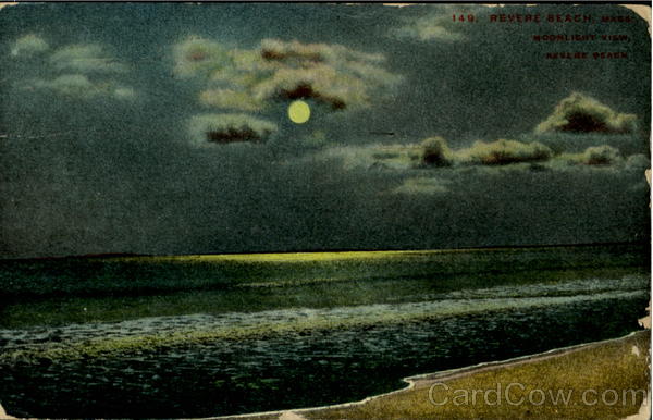 Moonlight View Revere Beach Massachusetts