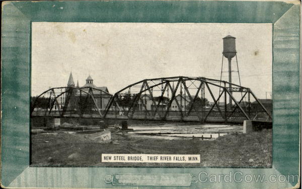 New Steel Bridge Thief River Falls Minnesota