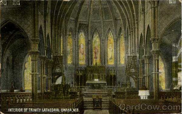 Interior Of Trinity Cathedral Omaha Nebraska